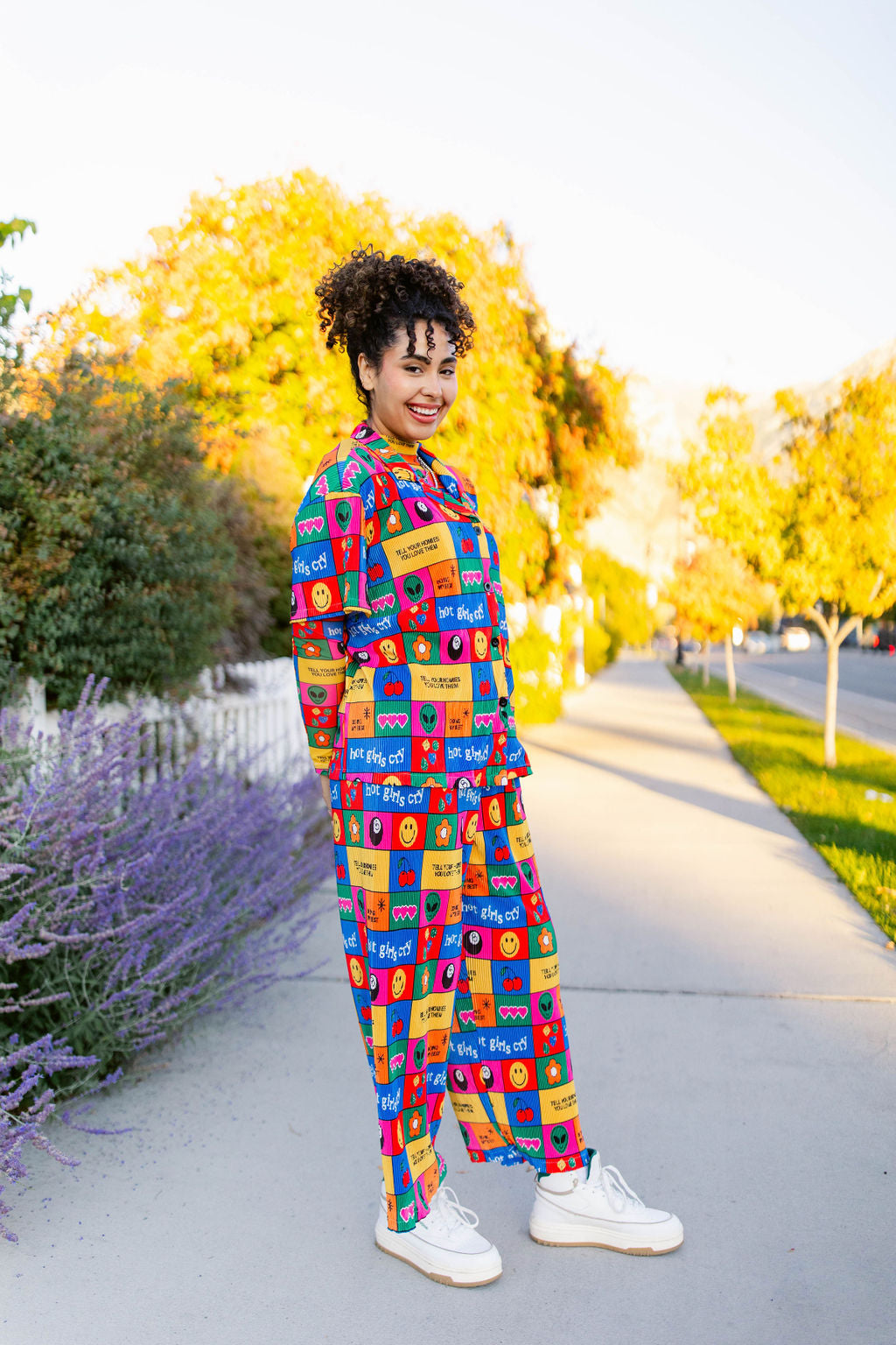 TABY ORIGINAL: Working On Myself Plisse Pant Set RESTOCKED IN SIZES XS-5X!***