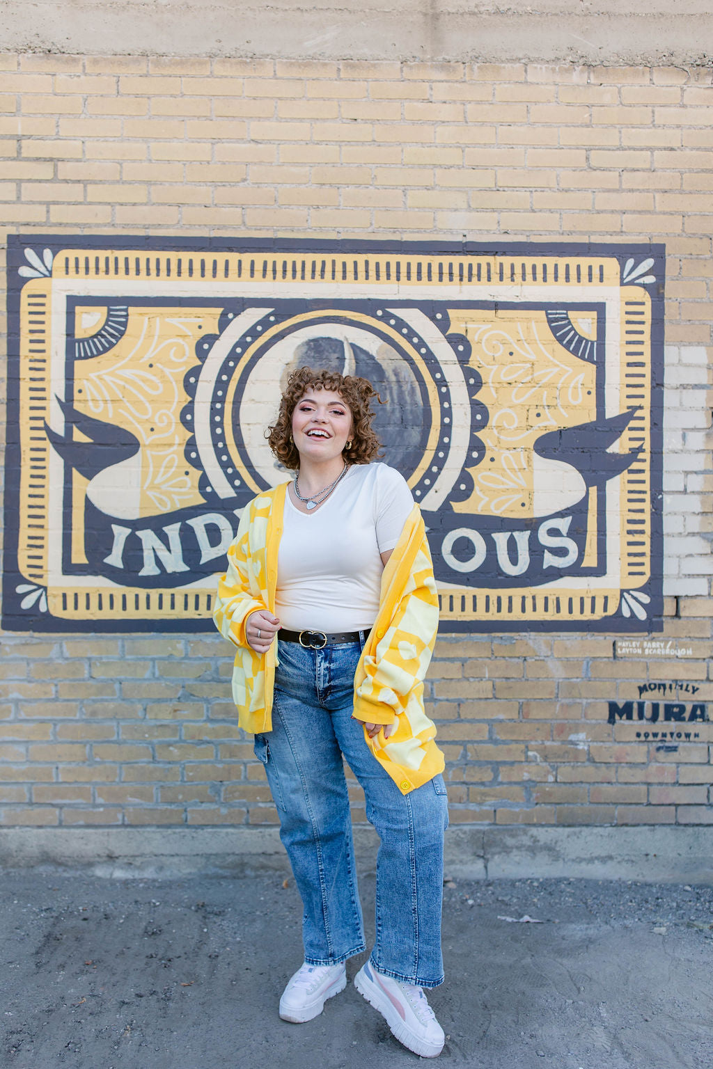 TABY ORIGINAL: Radical Self Love Cardigan In YELLOW*** Sizes XS-5X!***