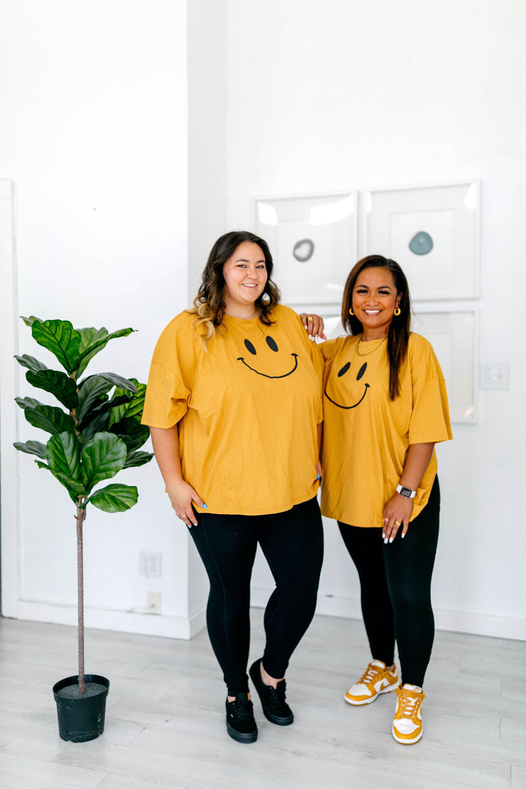 TABY ORIGINAL DESIGN: Smiley Boxy Tee PUFF***