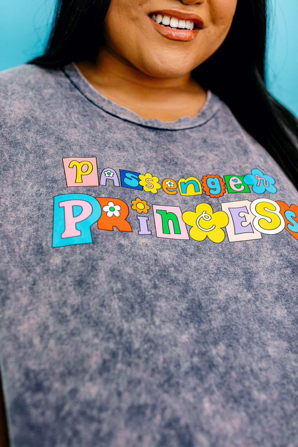 TABY ORIGINAL: Passenger Princess Boxy Tee In INDIGO***