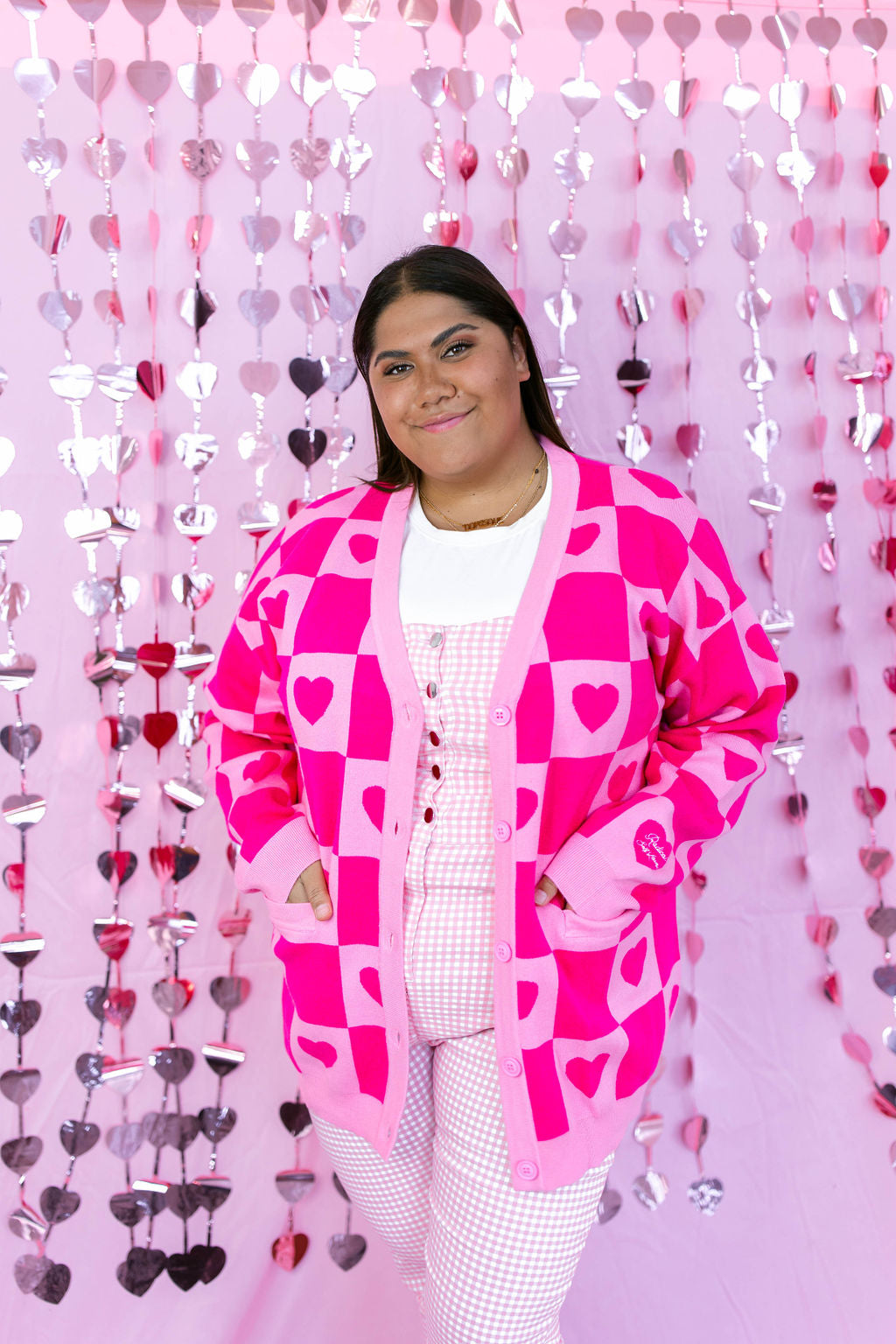TABY ORIGINAL: Radical Self Love Cardigan In PINK*** Sizes XS-5X!***