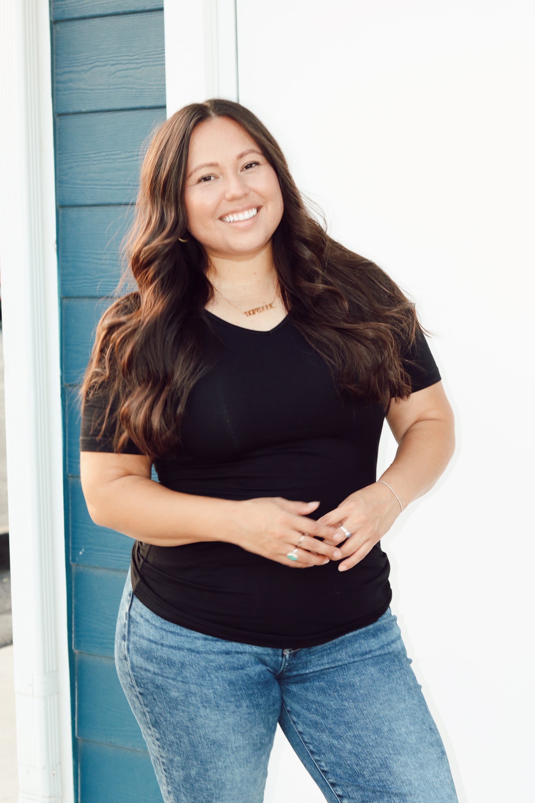 TABY ORIGINAL: Versa Tee In BLACK* IN SIZES XS-5X** BUNDLE AND SAVE***