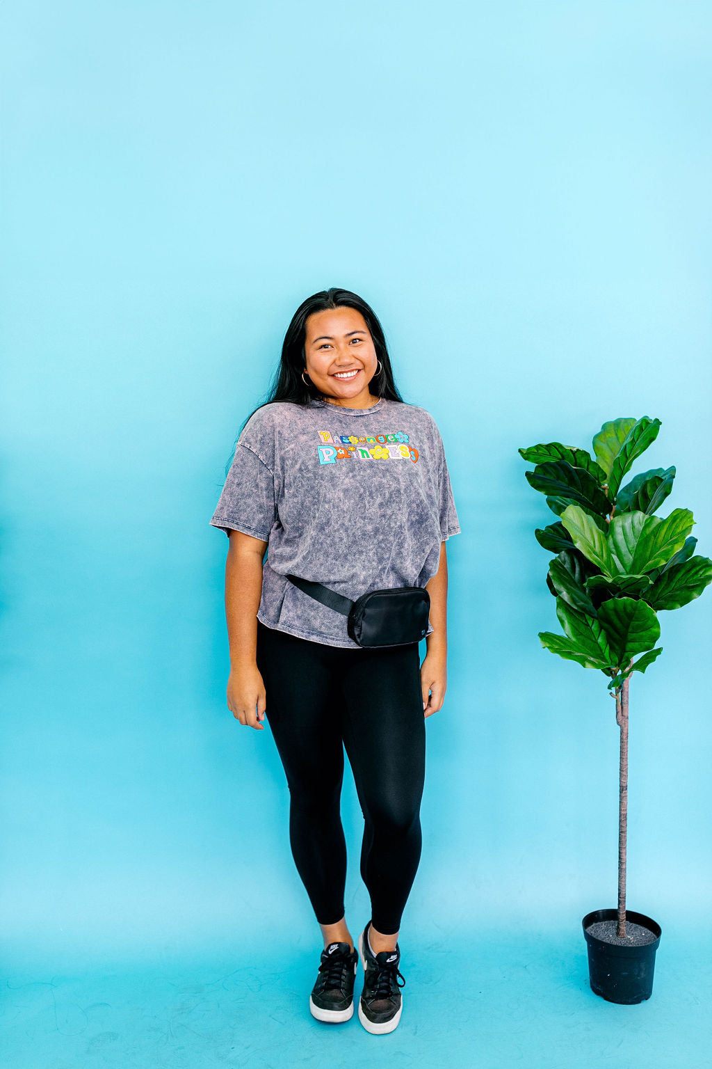 TABY ORIGINAL: Passenger Princess Boxy Tee In INDIGO***