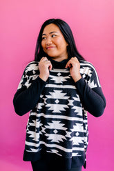 Jade Funnel Neck Sweater Top no