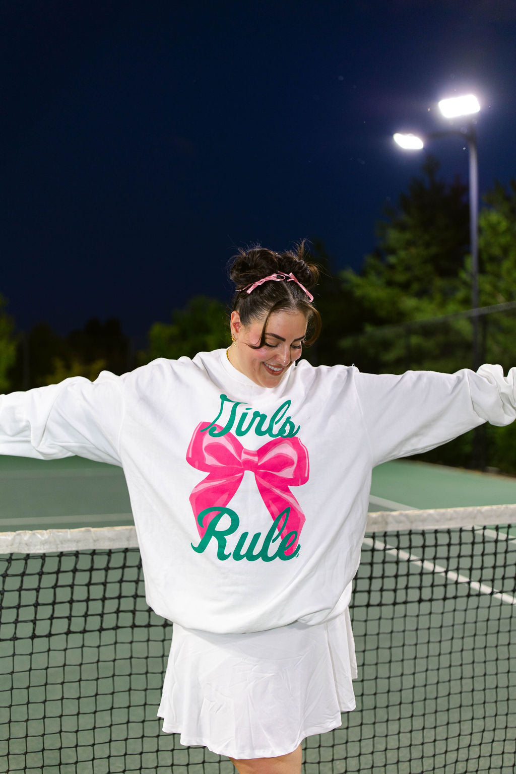 TABY ORIGINAL: Girls Rule Pullover Crew Neck in Sizes XS-5X!***