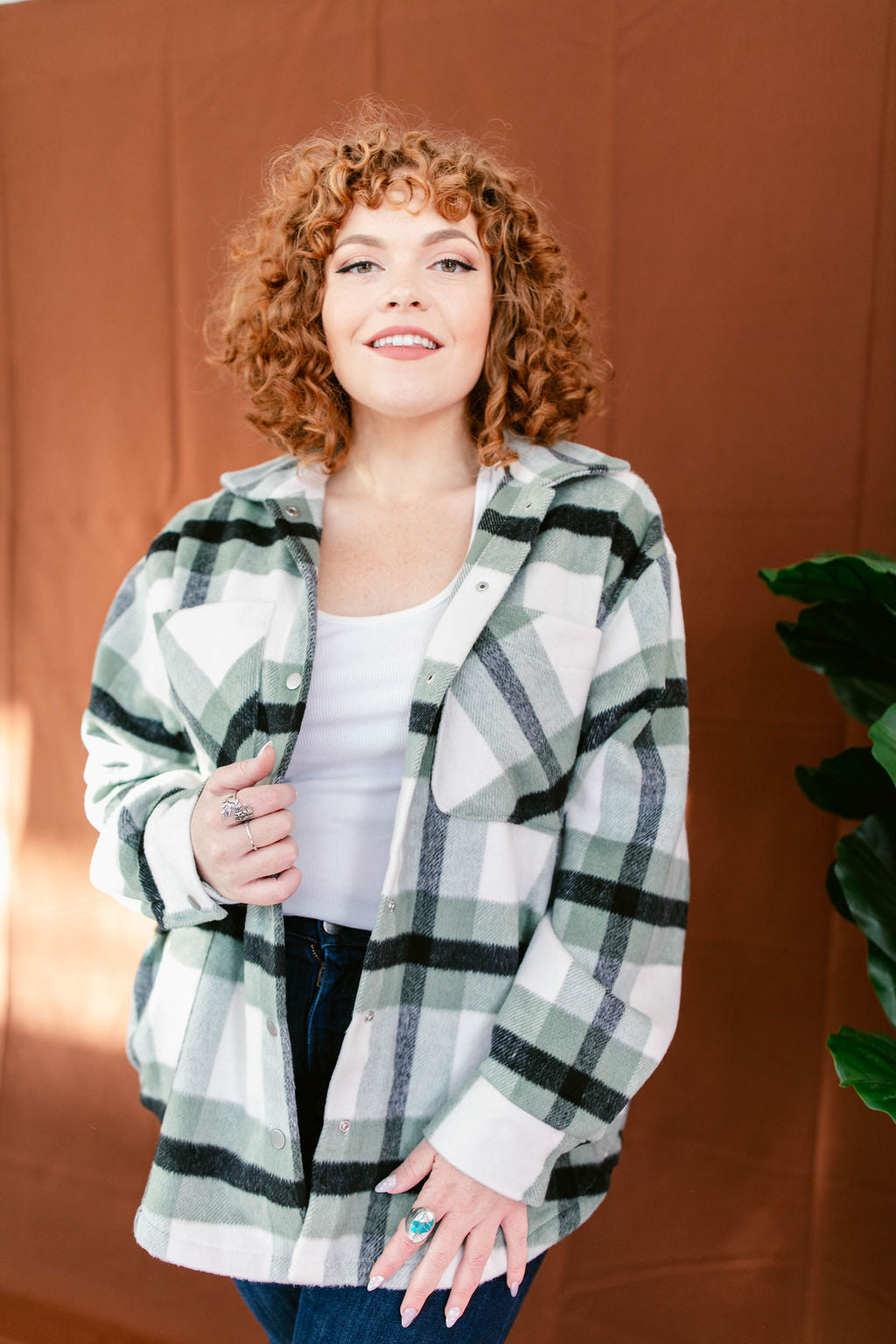 Big On The Internet Jacket In SAGE***