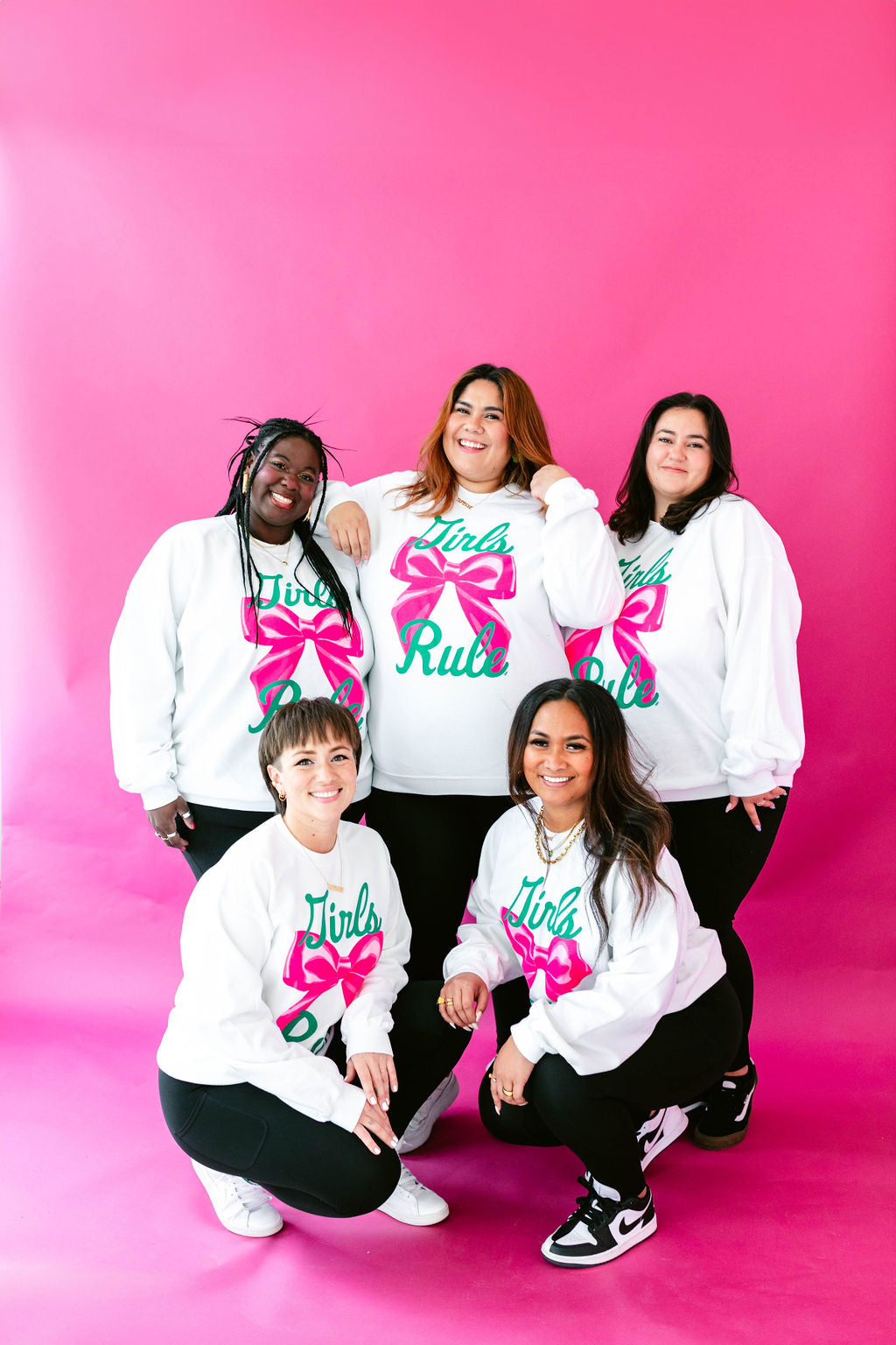 TABY ORIGINAL: Girls Rule Pullover Crew Neck in Sizes XS-5X!***
