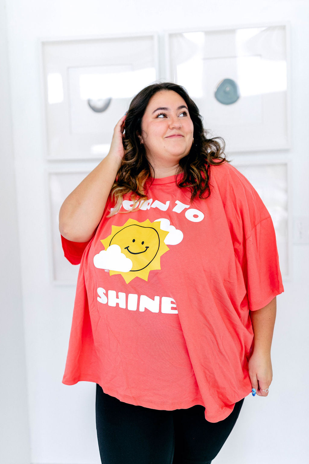TABY ORIGINAL: Born To Shine Boxy Top PUFF***