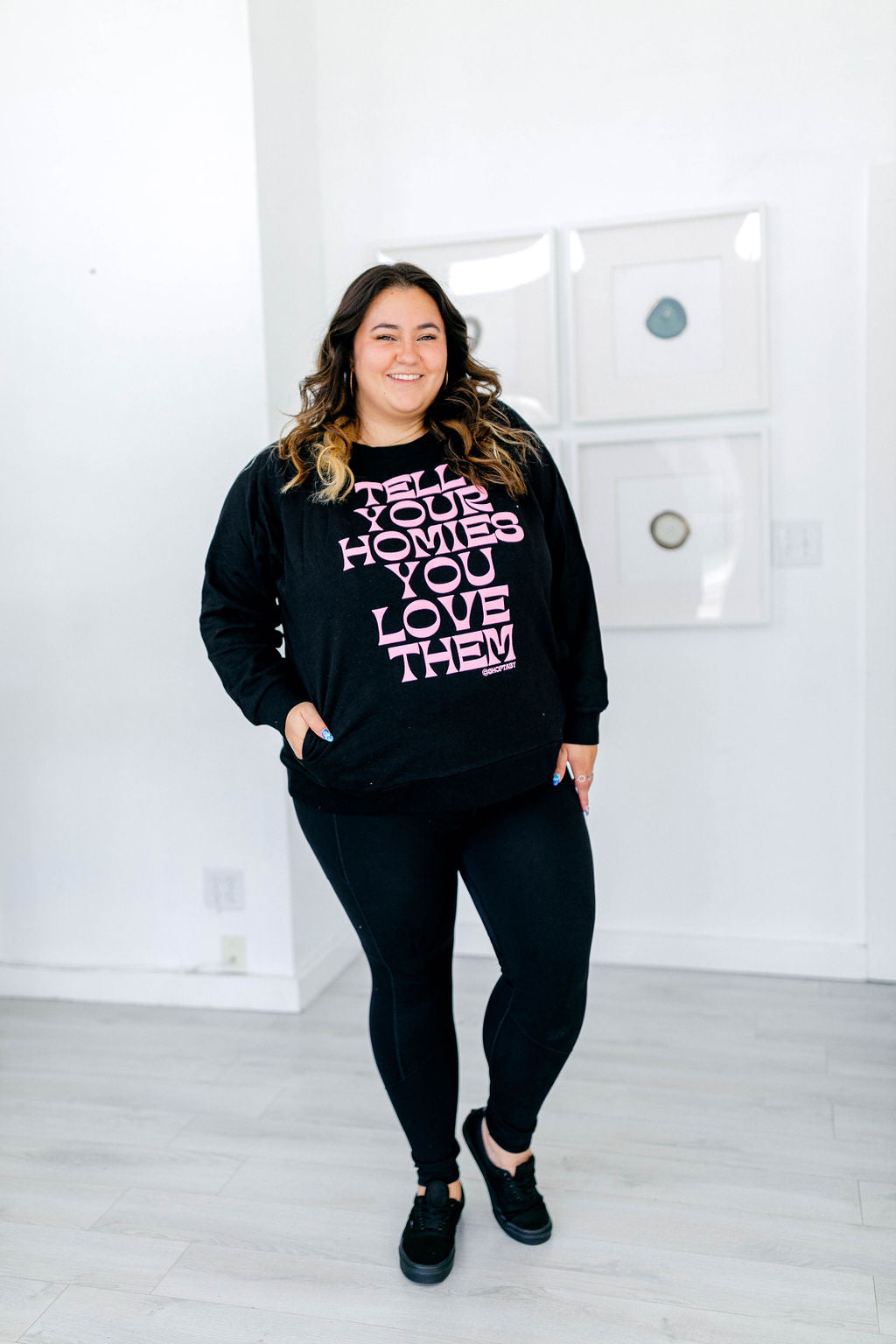 TABY ORIGINAL DESIGN: Tell Your Homies You Love Them SET*** PUFF*** In BLACK***