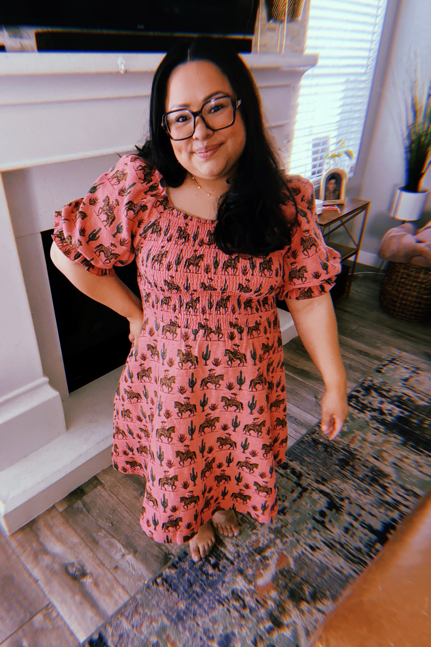 TABY ORIGINAL: Soldadera Rebel Rose Dress (XS-5X)** PREORDER PRICING***