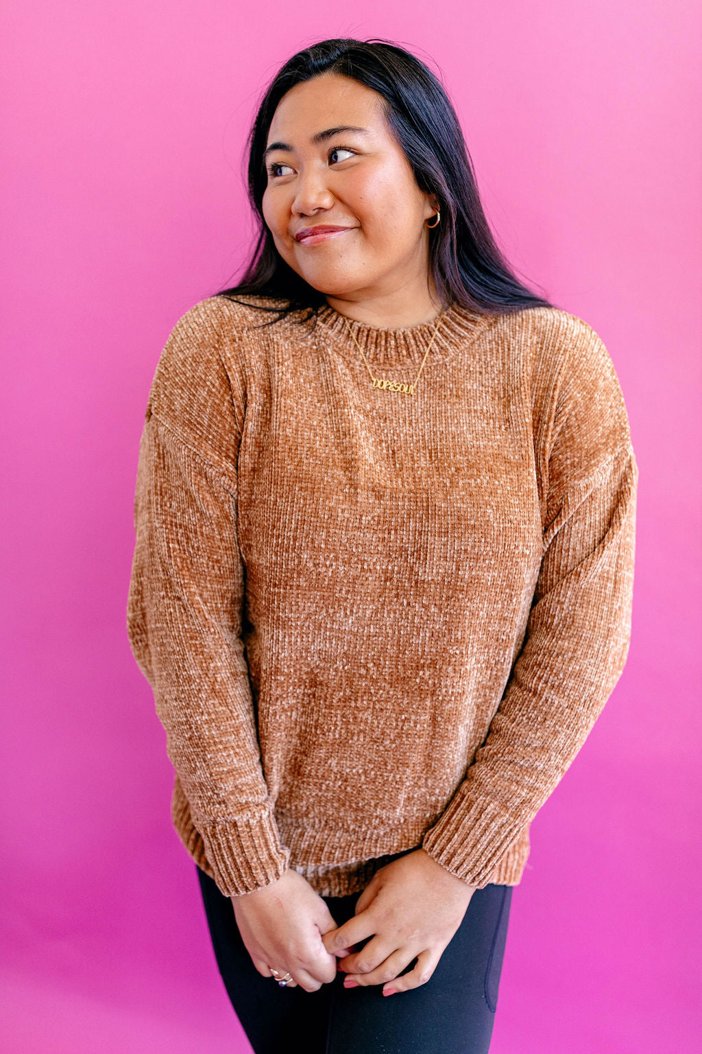 Roxanne Sweater in CAMEL***