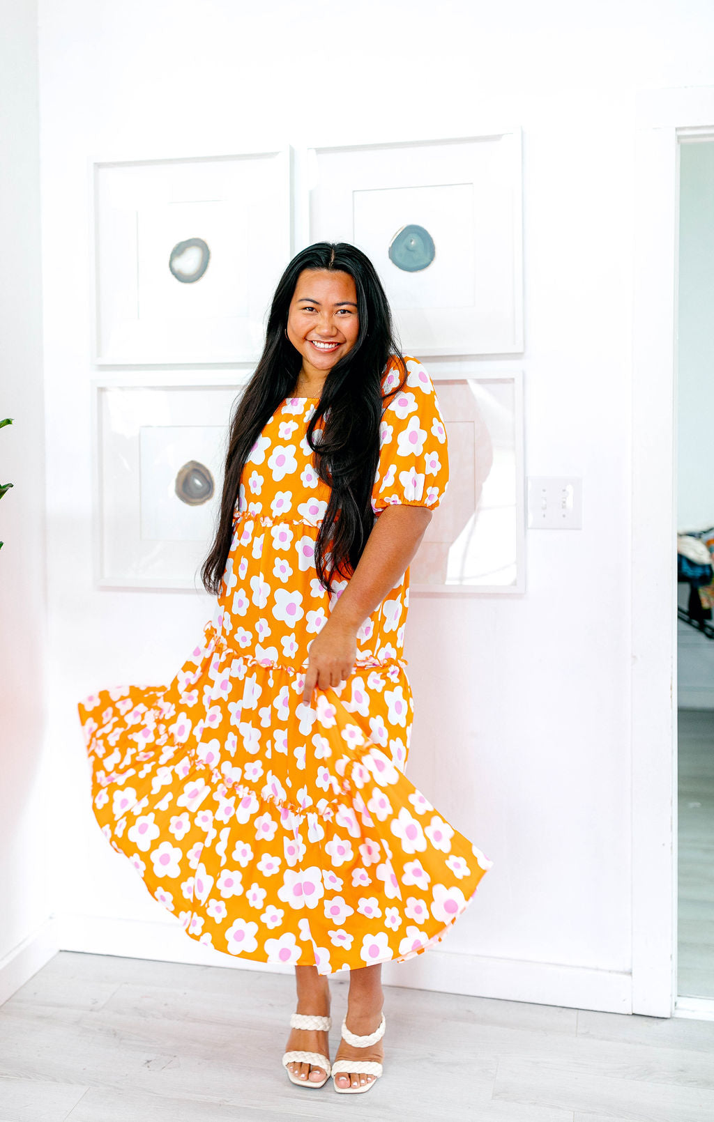 TABY ORIGINAL: Always In Bloom Dress (XS-5X)***