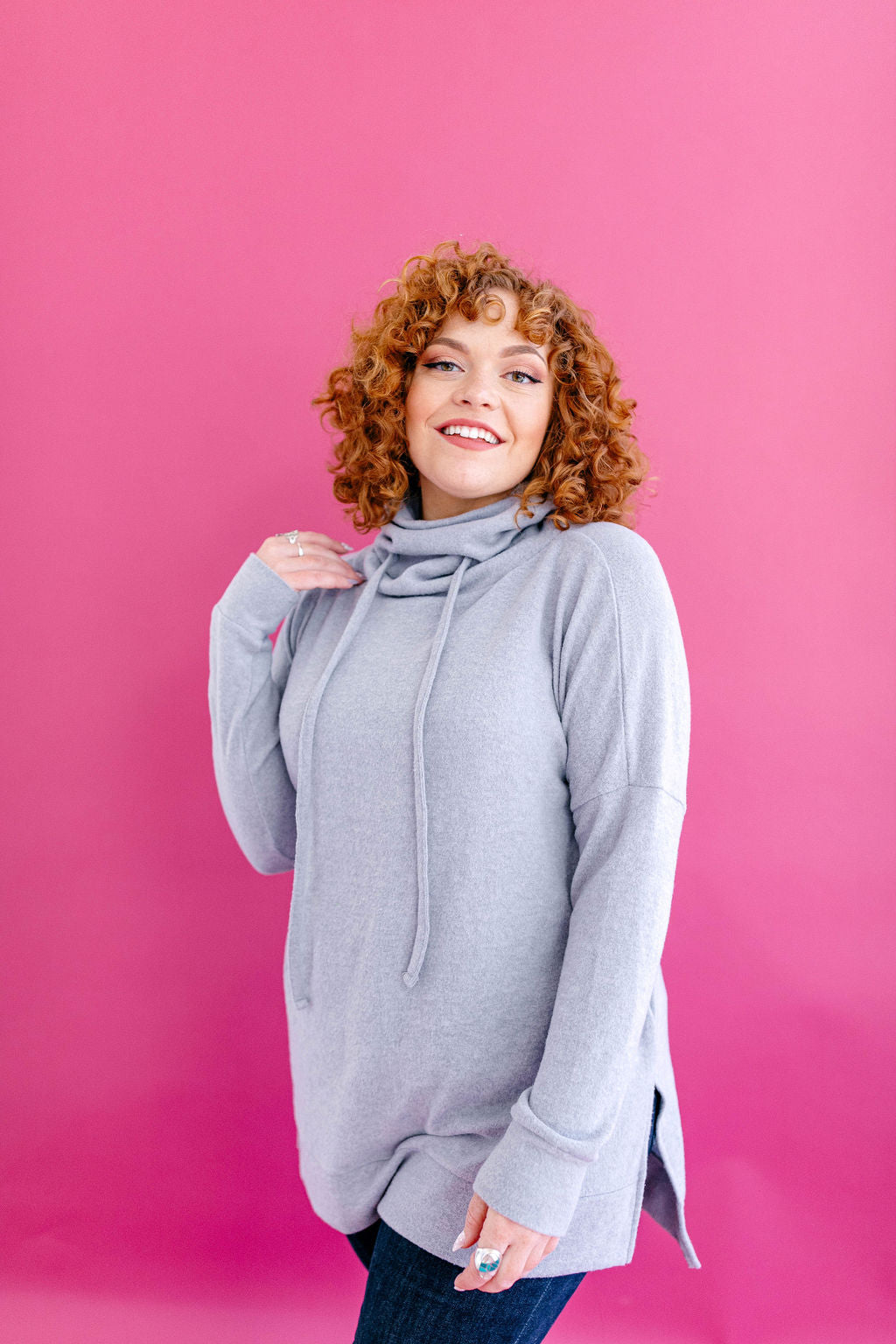 Frankie Funnel Neck Sweater