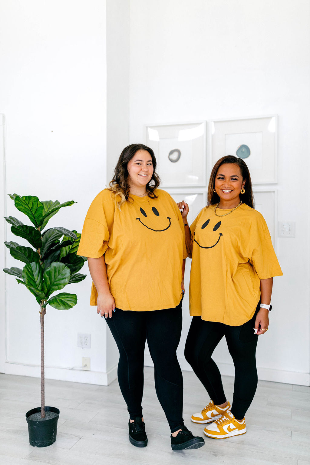 TABY ORIGINAL DESIGN: Smiley Boxy Tee PUFF***