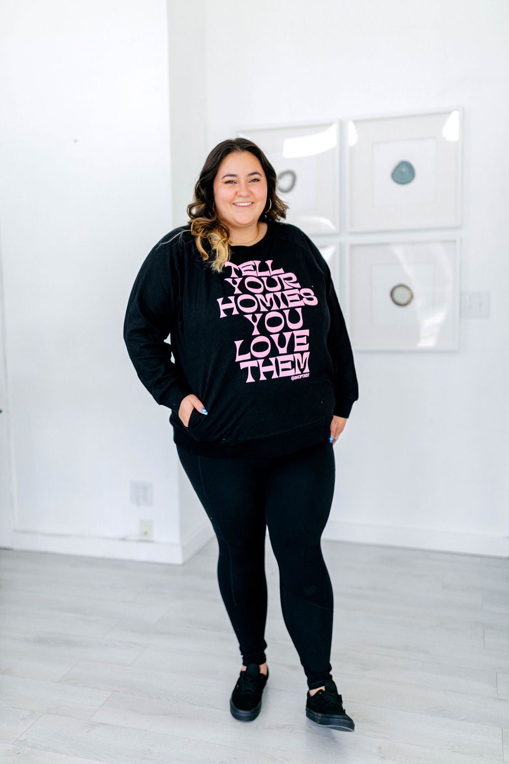 TABY ORIGINAL DESIGN: Tell Your Homies You Love Them SET*** PUFF*** In BLACK***