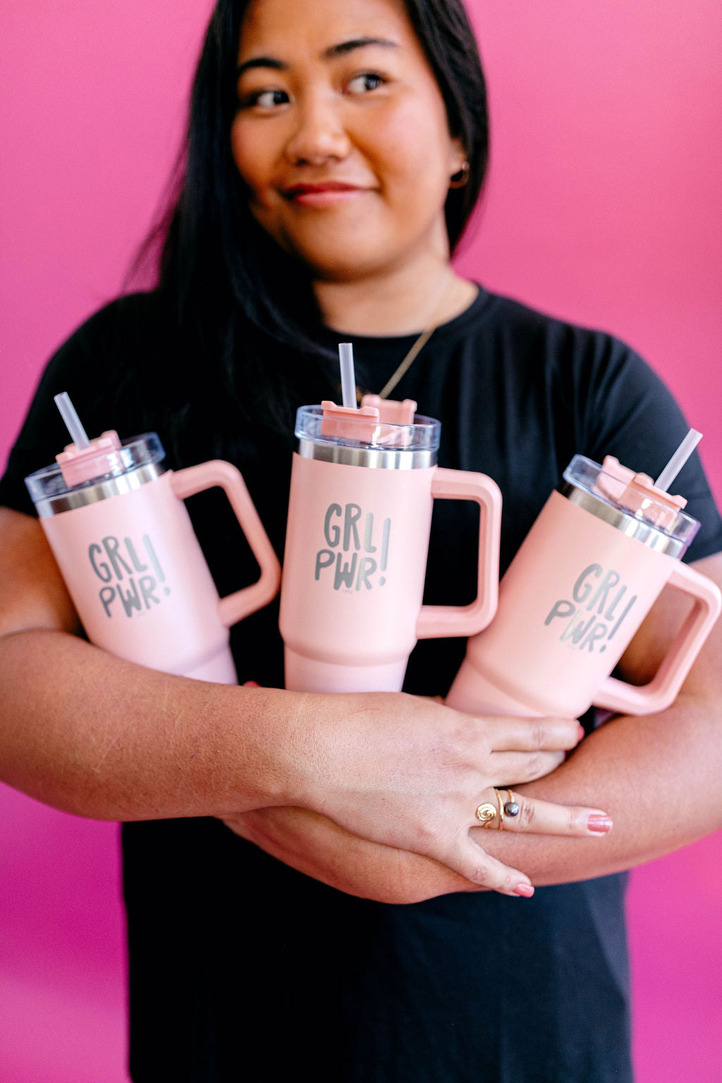 TABY ORIGINAL: 30 OZ GRL PWR MINI TUMBLER