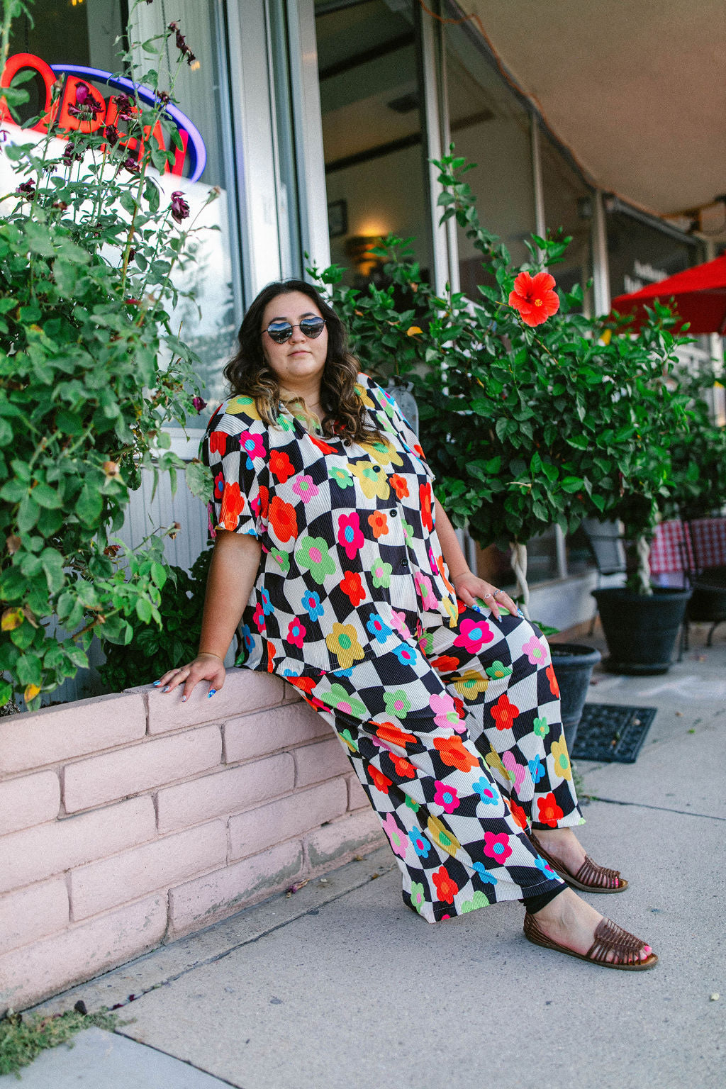 TABY ORIGINAL: In My Blooming Era Plisse Set ***Sizes XS-5X***