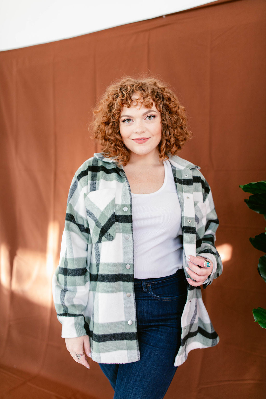 Big On The Internet Jacket In SAGE***