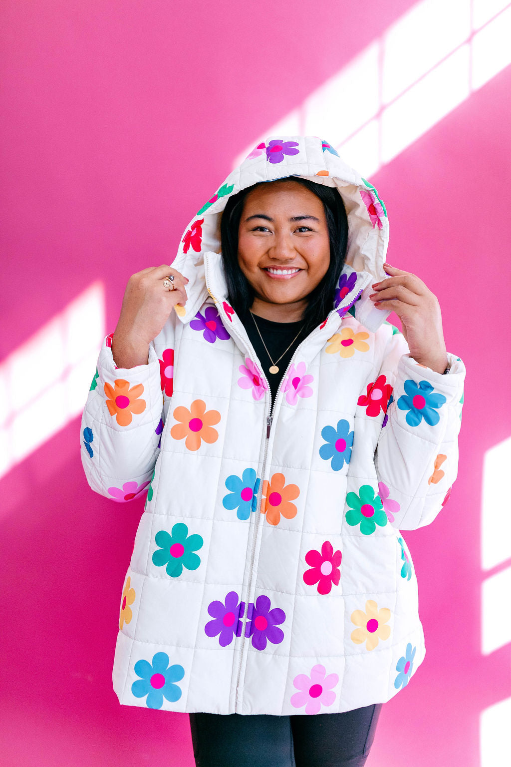 TABY ORIGINAL: I Feel Bonita Puffer Coat In Sizes XS-5X!** RESTOCKED***