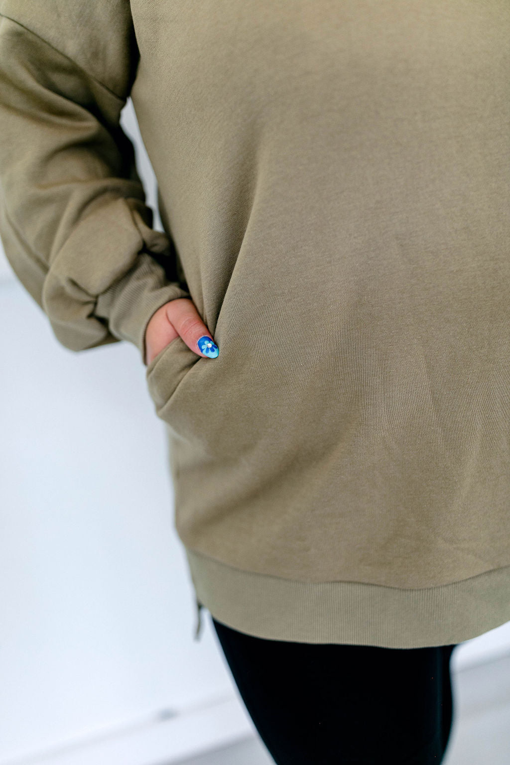 TABY ORIGINAL DESIGN: Doing My Best Long Line Crewneck***