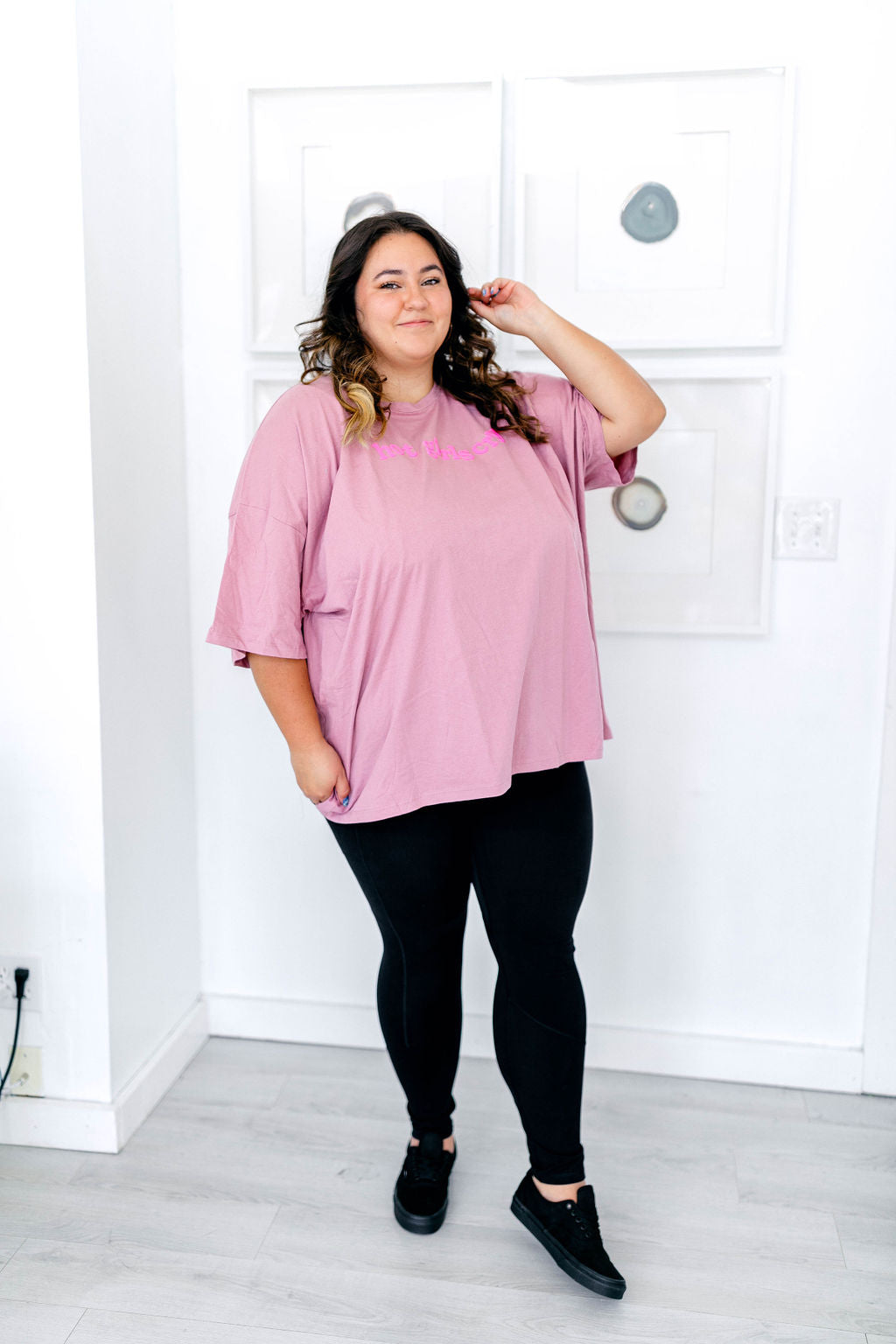 TABY ORIGINAL: Hot Girls Cry Boxy Tee In ORCHID***