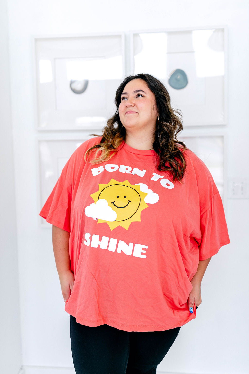 TABY ORIGINAL: Born To Shine Boxy Top PUFF***