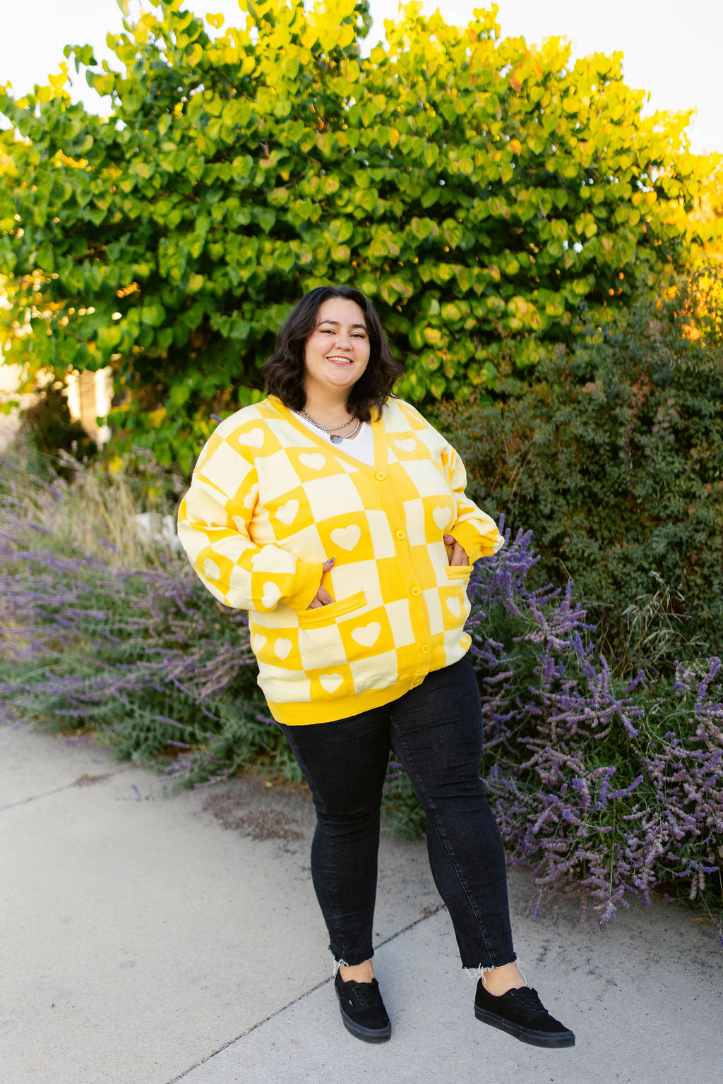 TABY ORIGINAL: Radical Self Love Cardigan In YELLOW*** Sizes XS-5X!***