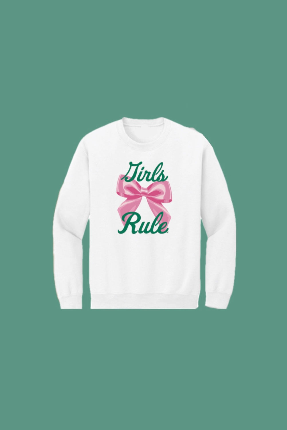 TABY ORIGINAL: Girls Rule Pullover Crew Neck in Sizes XS-5X!***