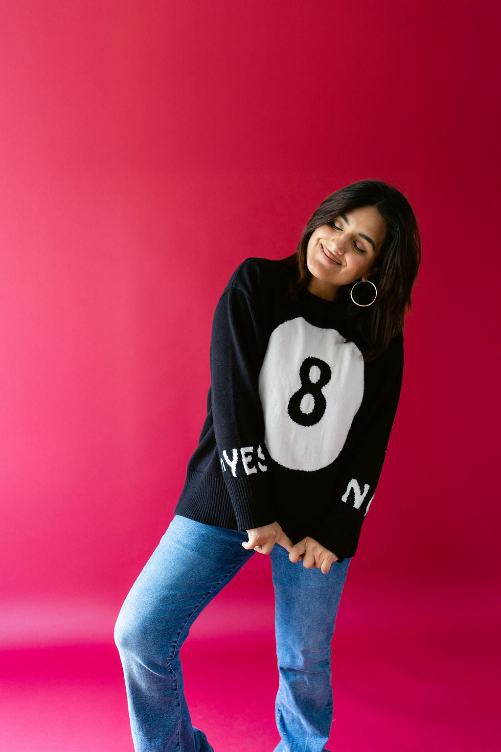 TABY ORIGINAL: Lucky 8 Ball Sweater Sizes XS-5X!** PREORDER***