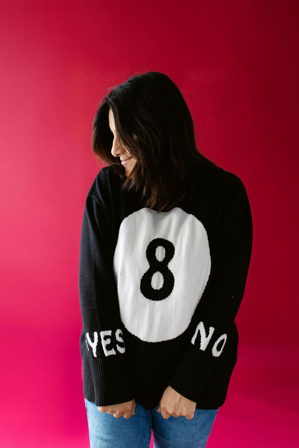 TABY ORIGINAL: Lucky 8 Ball Sweater Sizes XS-5X!** PREORDER***