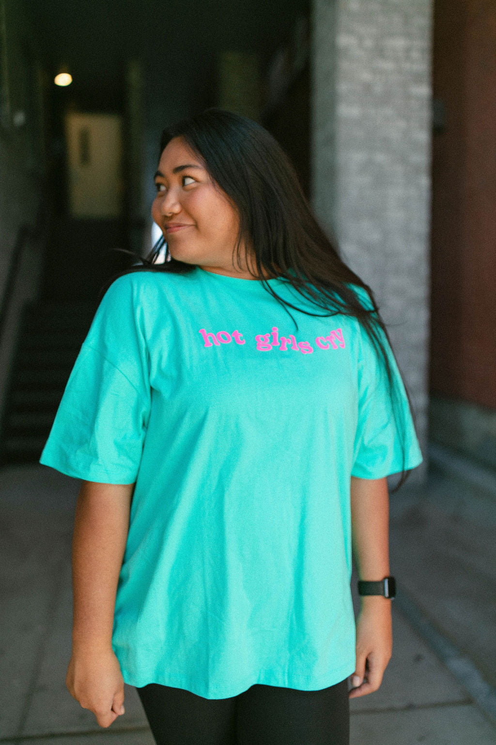TABY ORIGINAL: Hot Girls Cry In AQUA MARINE & RAISED PUFF***