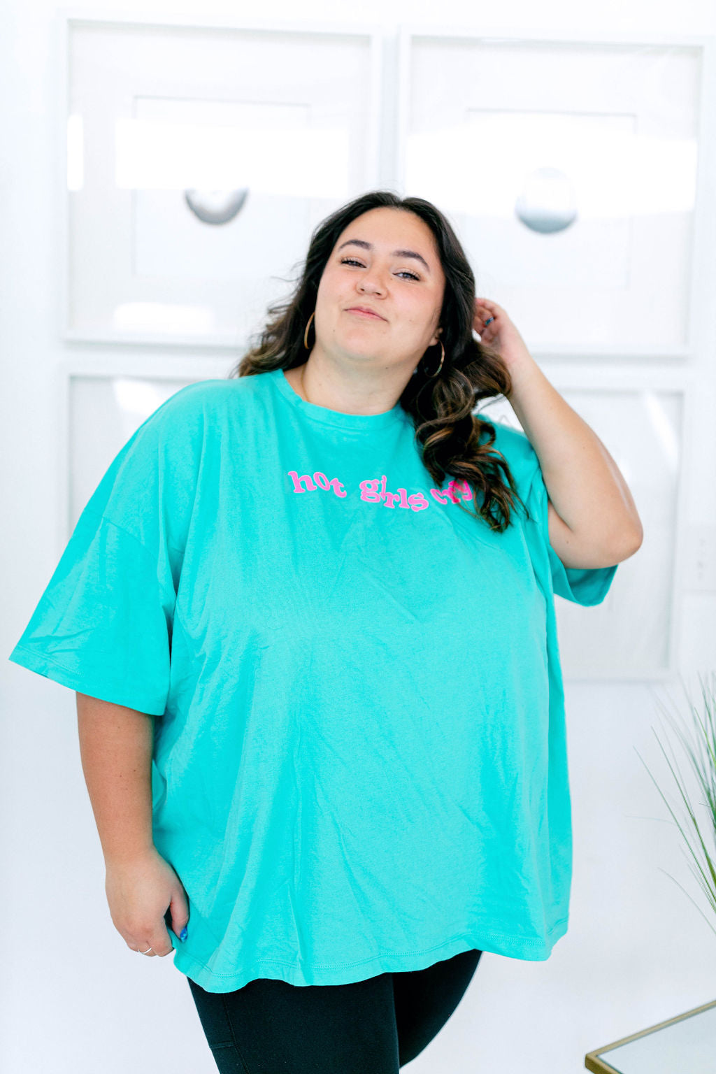 TABY ORIGINAL: Hot Girls Cry In AQUA MARINE & RAISED PUFF***