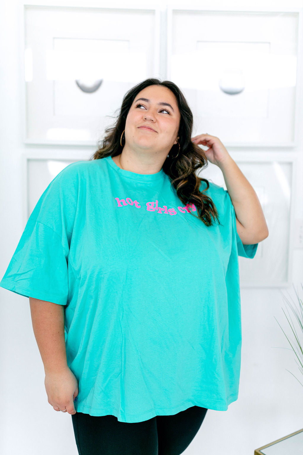 TABY ORIGINAL: Hot Girls Cry In AQUA MARINE & RAISED PUFF***