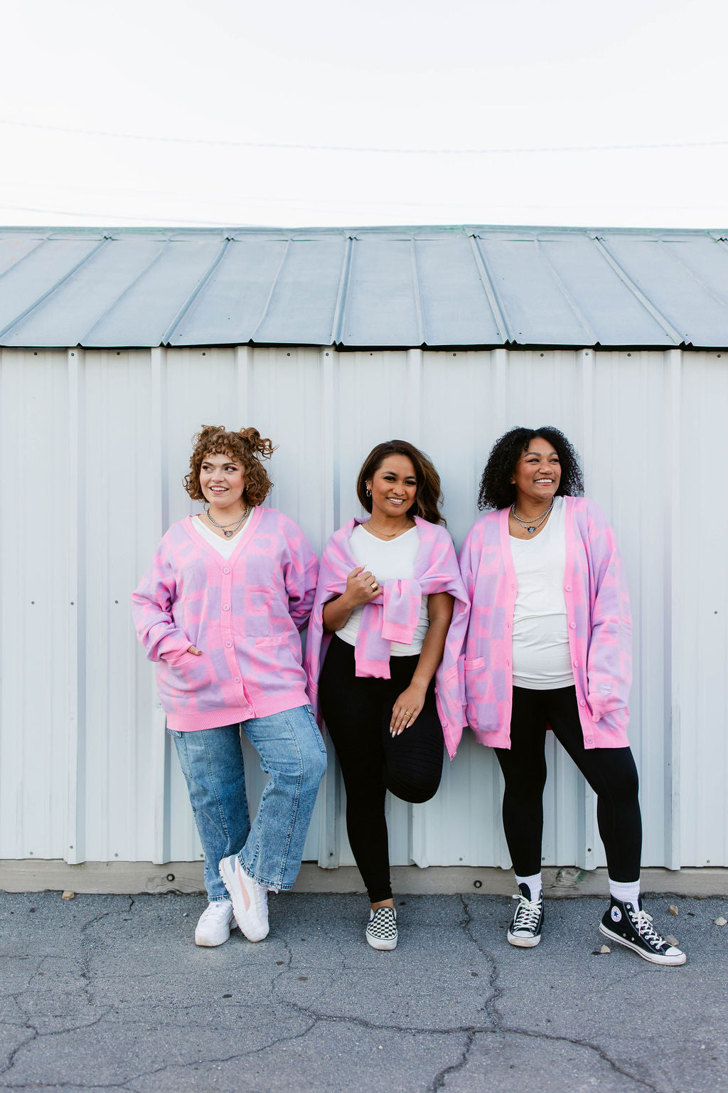 TABY ORIGINAL: Radical Self Love Cardigan In Lavender & Pink*** Sizes XS-5X!***