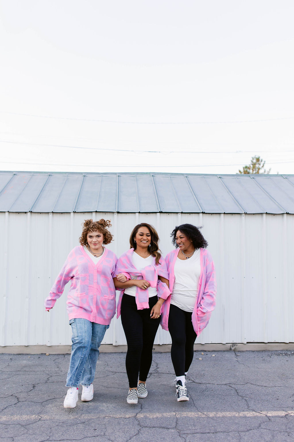 TABY ORIGINAL: Radical Self Love Cardigan In Lavender & Pink*** Sizes XS-5X!***