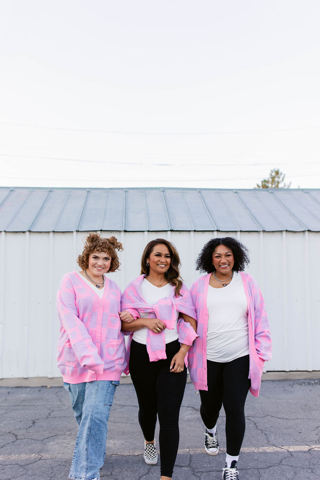 TABY ORIGINAL: Radical Self Love Cardigan In Lavender & Pink*** Sizes XS-5X!***