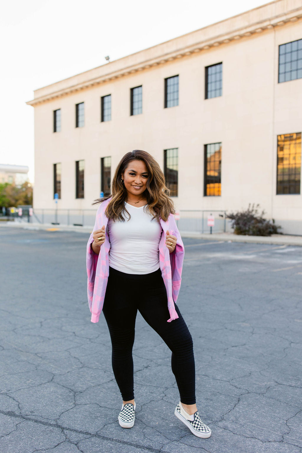 TABY ORIGINAL: Radical Self Love Cardigan In Lavender & Pink*** Sizes XS-5X!***