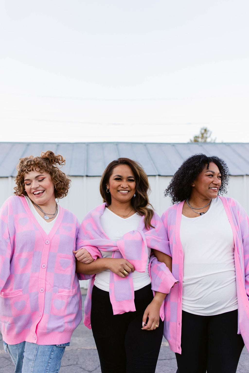 TABY ORIGINAL: Radical Self Love Cardigan In Lavender & Pink*** Sizes XS-5X!***