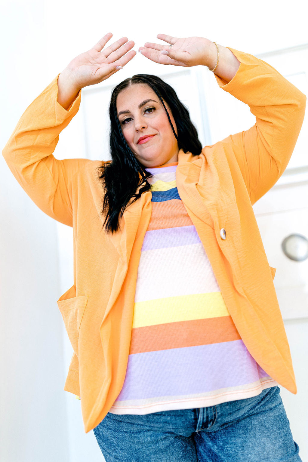 Creamsicle Blazer Jacket