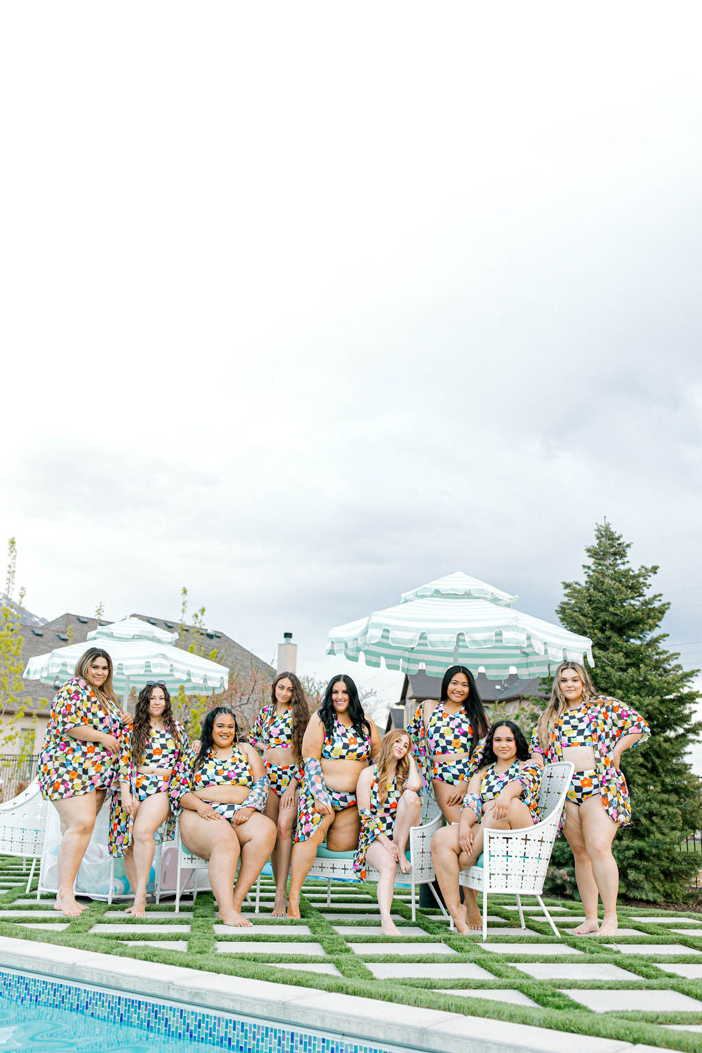 TABY ORIGINAL DESIGN: BRB, Soaking Up The Sun In My 2 piece Swim IN SIZES XS-5X***