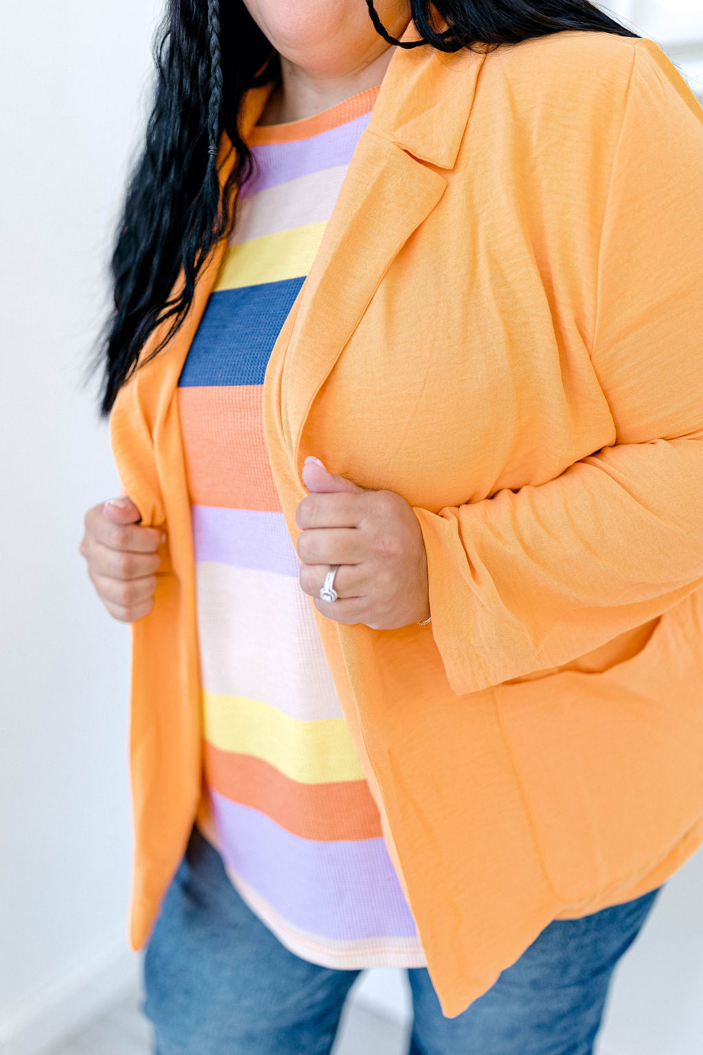 Creamsicle Blazer Jacket