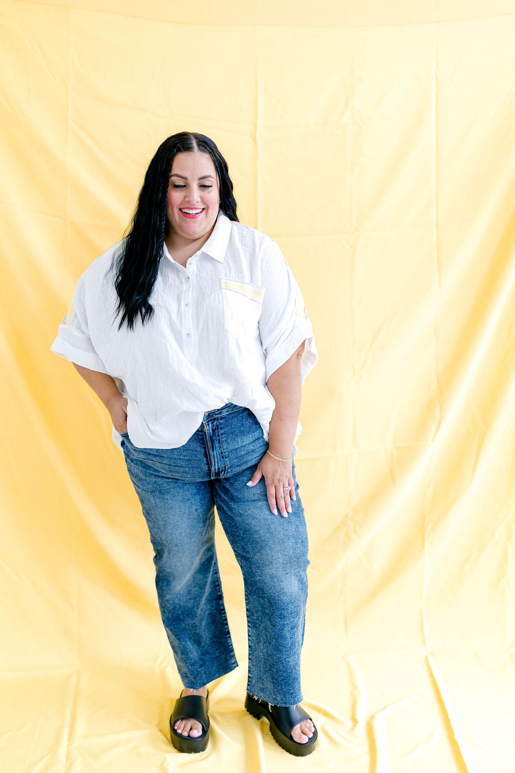 Ready To Go Woven Top
