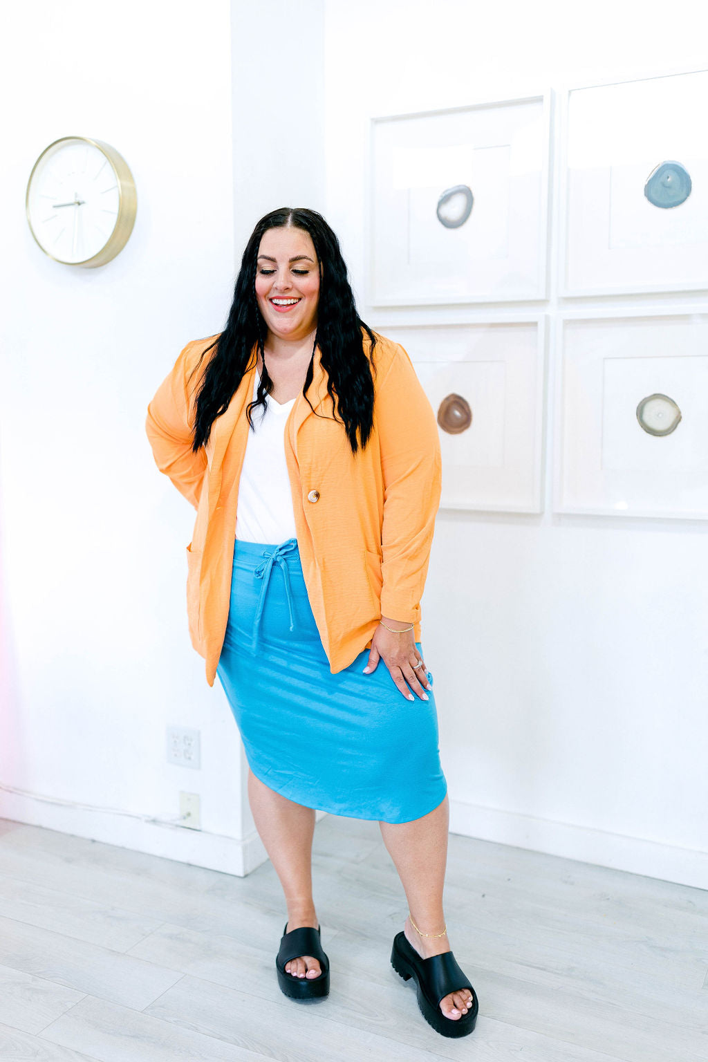 Creamsicle Blazer Jacket