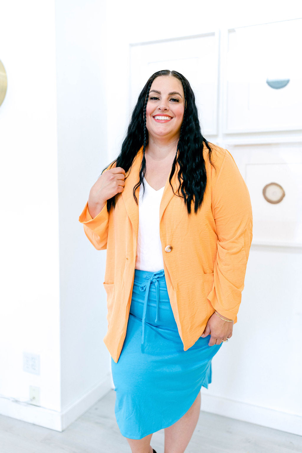Creamsicle Blazer Jacket