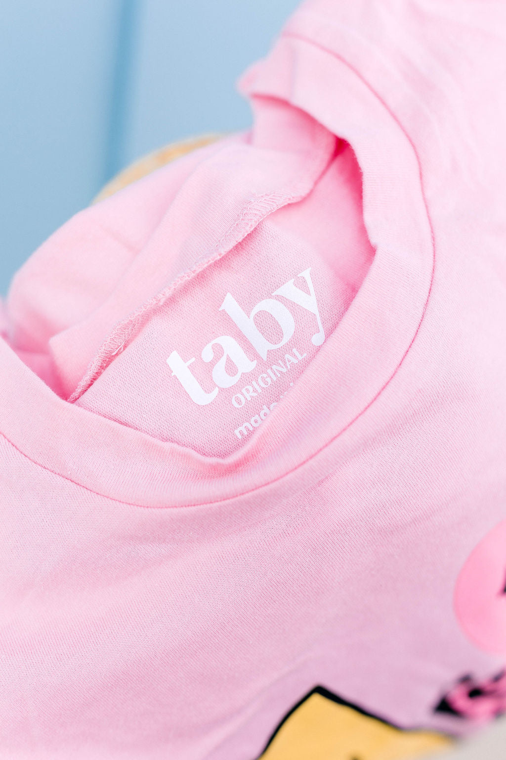 TABY ORIGINAL: No Feeling Is Final Boxy Tee In PINK***