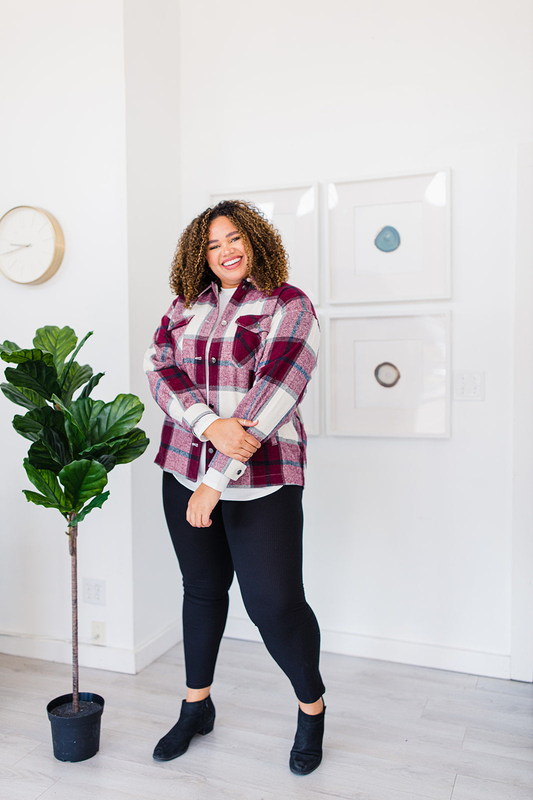 My Baggage Fadin’ Plaid Jacket