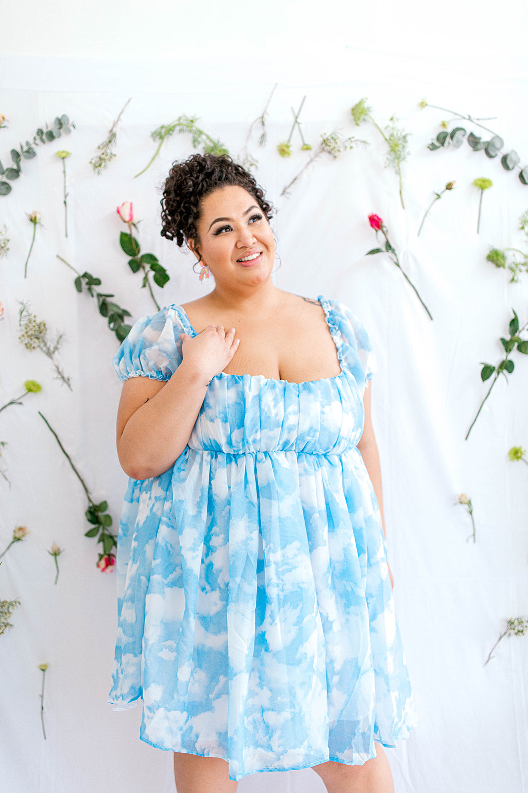 I've Gone To Heaven Cloud Dress XS-5X***