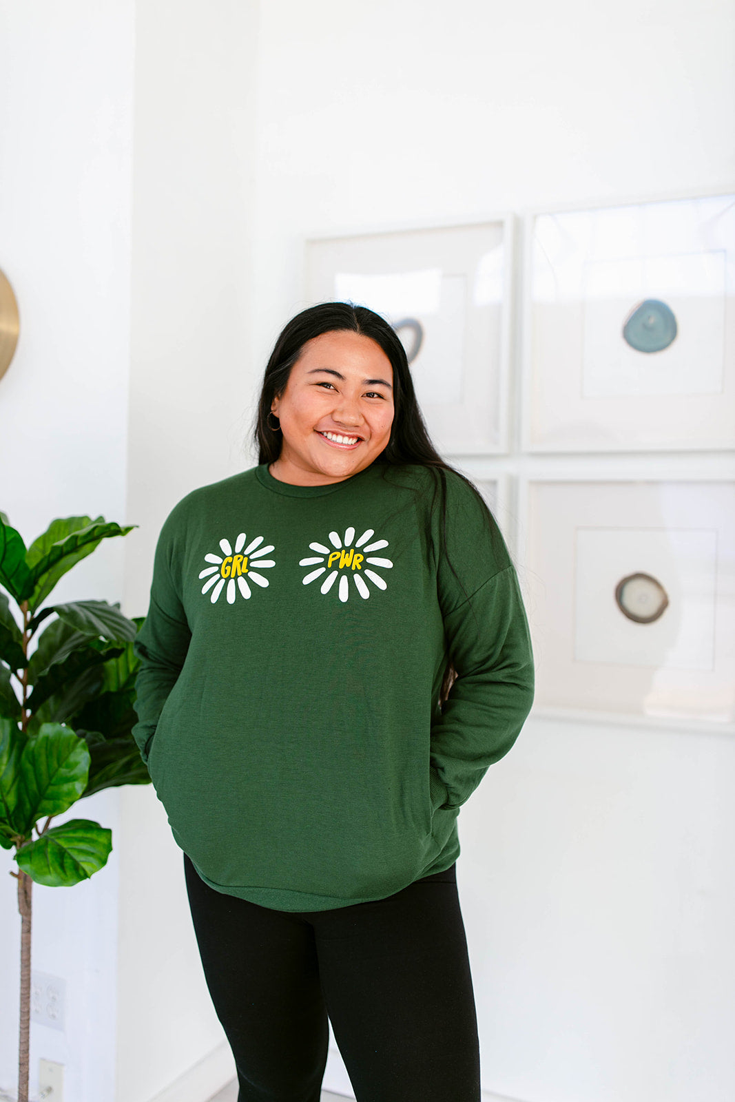 TABY ORIGINAL DESIGN: Girl Power Pullover ULTRA SOFT***