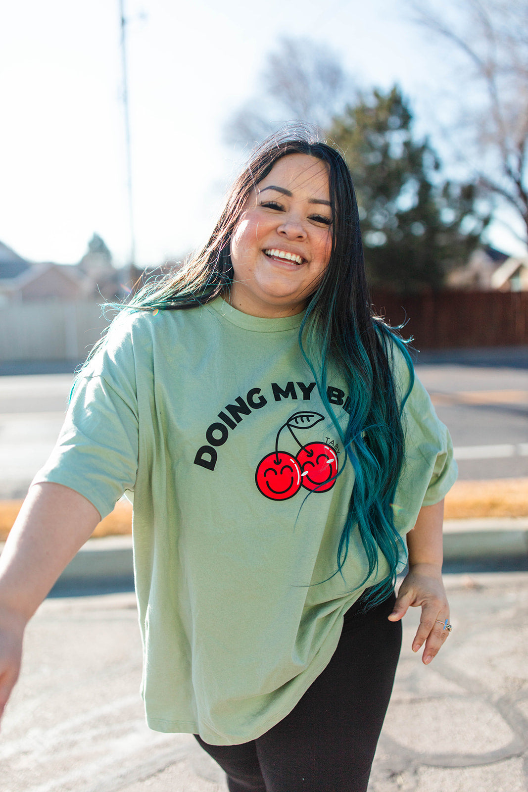 TABY ORIGINAL DESIGN: Doing My Best Boxy Tee RESTOCKED **