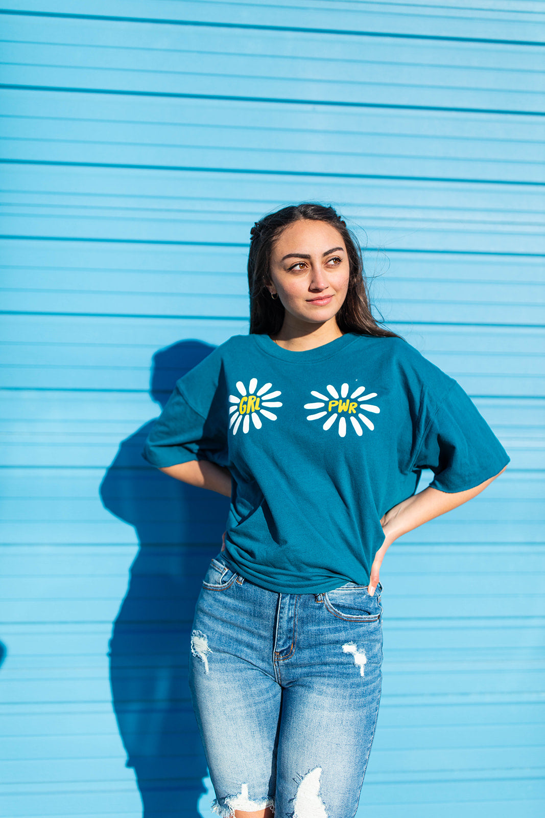 TABY ORIGINAL DESIGN: Girl Power Boxy Knit Top